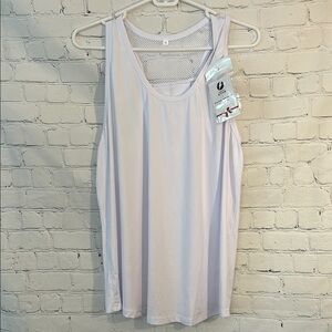 Ictive White Sleeveless Tank Top NWT